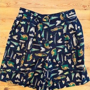 Jones New York Sport Vintage Golf Printed Shorts